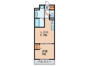 ザ　カームの物件間取画像